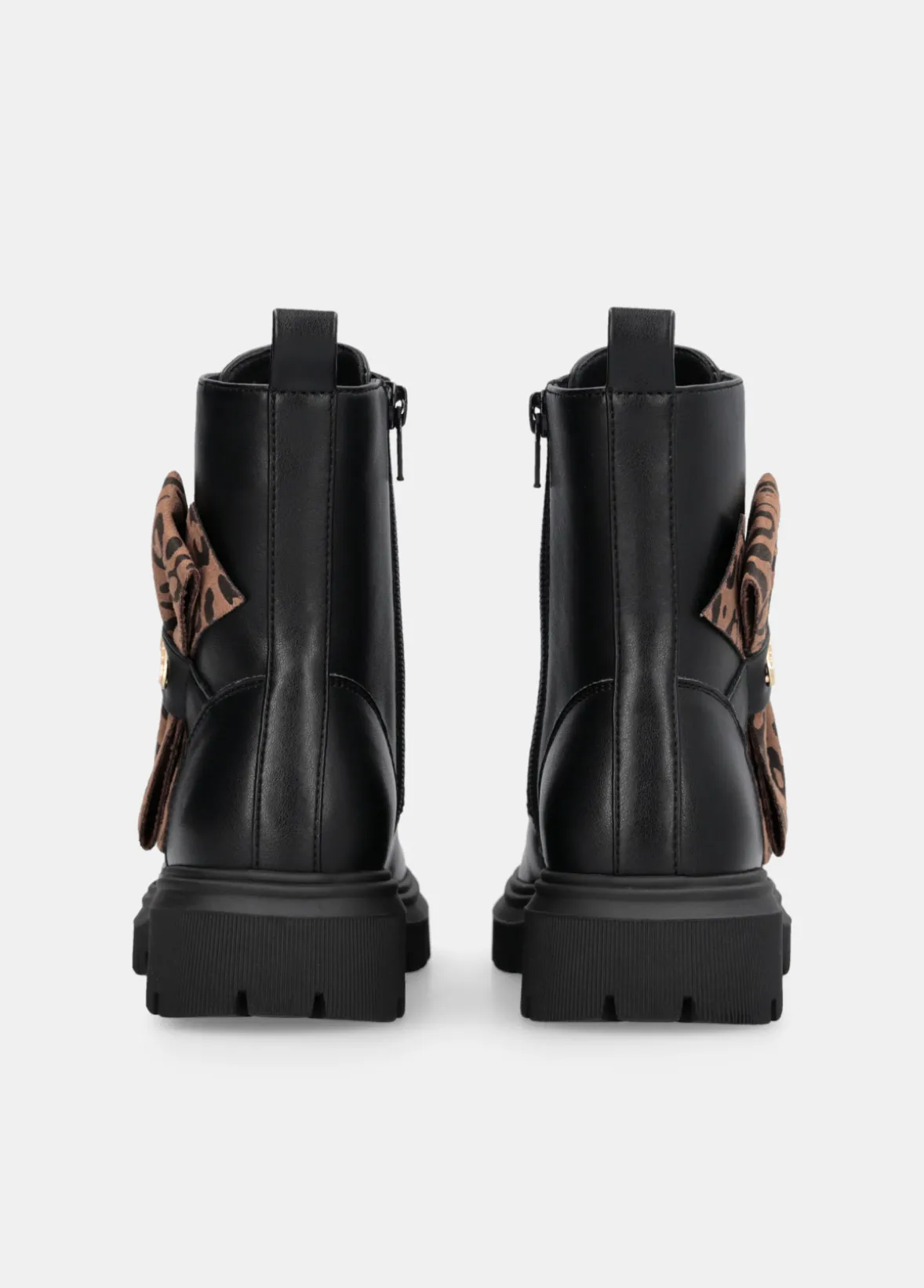 Anfibi con fiocco animalier
