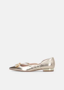Ballerine con logo gioiello