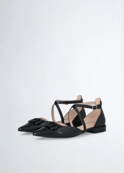 Ballerine con maxi logo