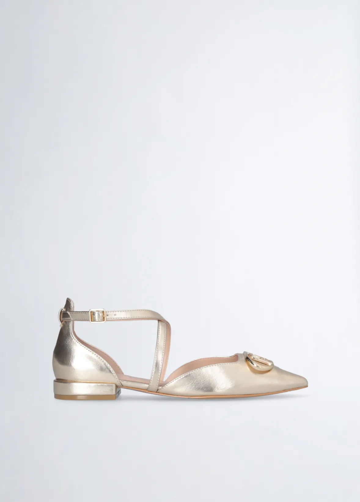 Ballerine con maxi logo