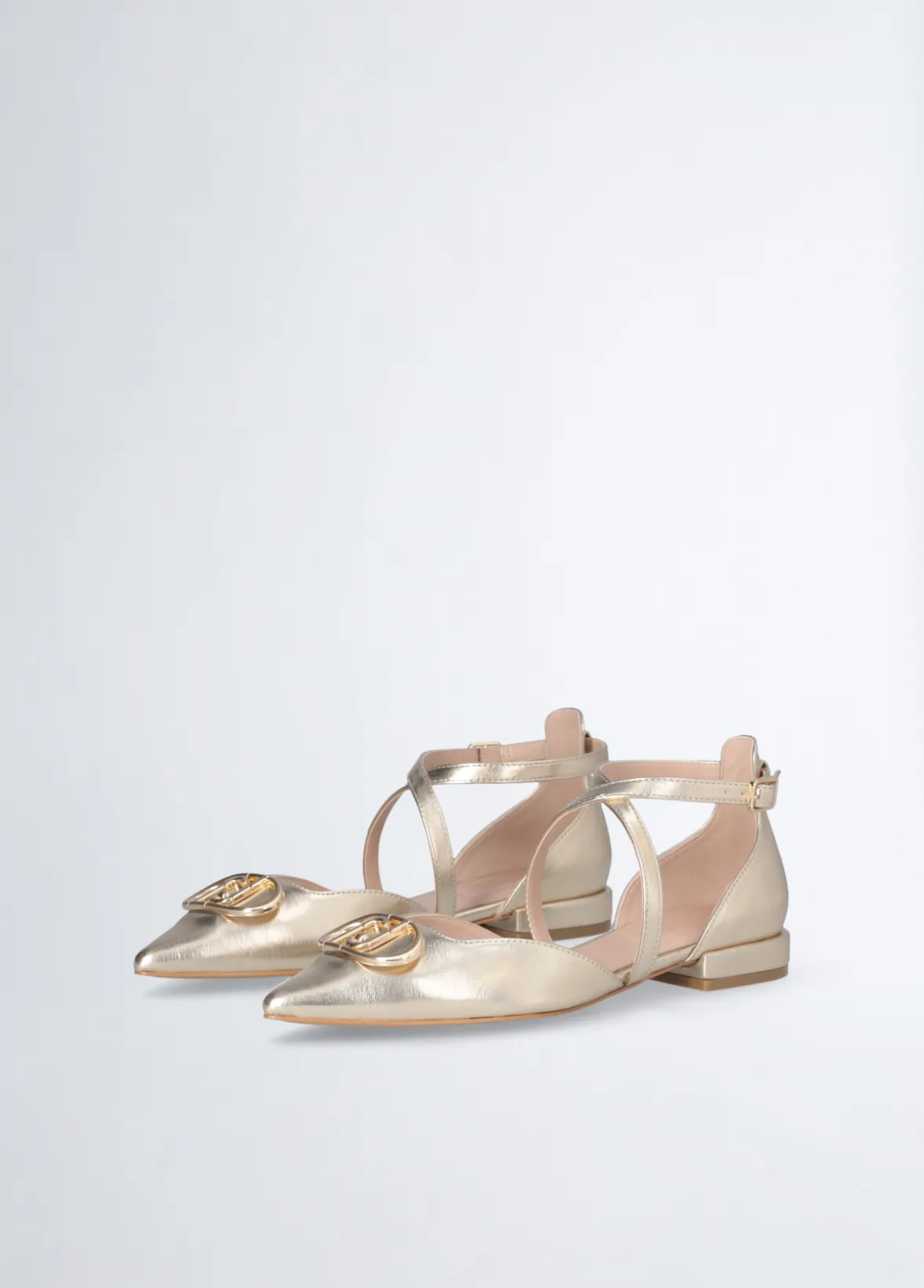 Ballerine con maxi logo