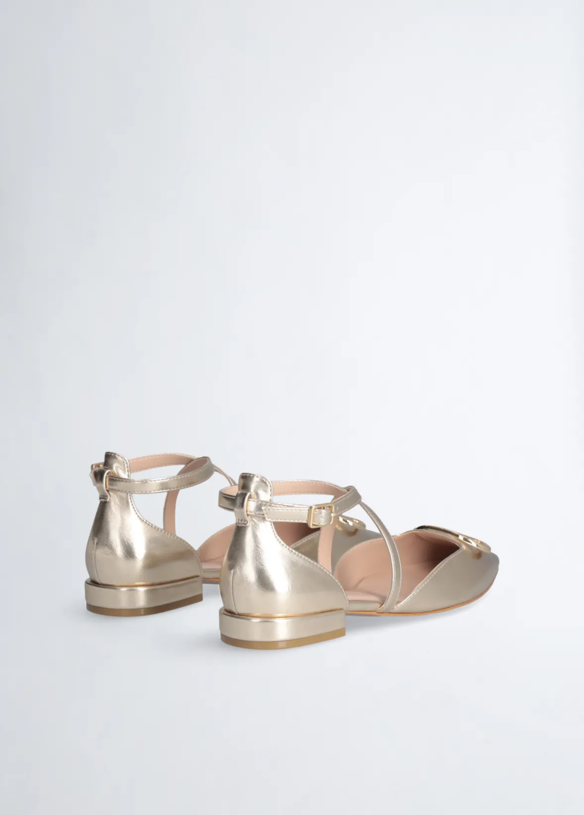Ballerine con maxi logo