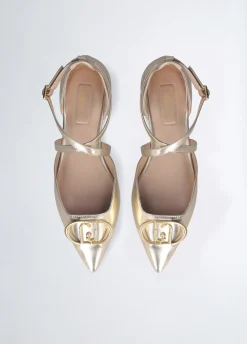 Ballerine con maxi logo