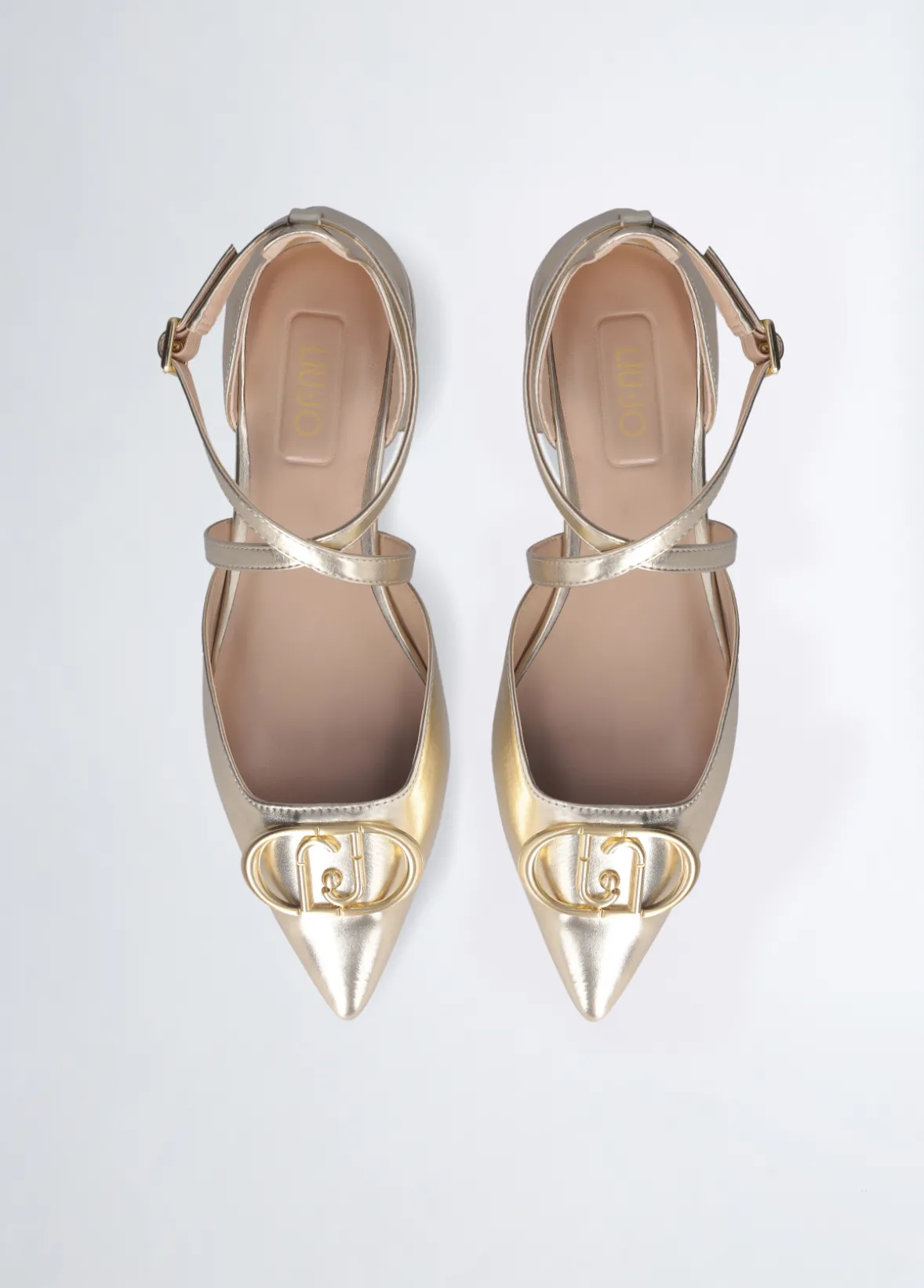 Ballerine con maxi logo