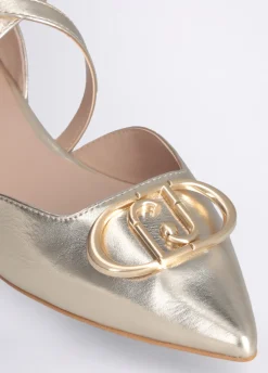 Ballerine con maxi logo