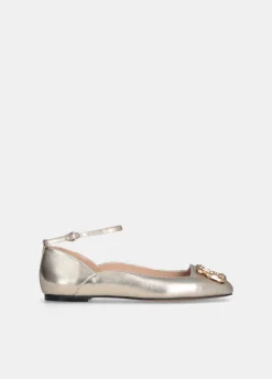 Ballerine effetto laminato