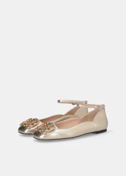 Ballerine effetto laminato
