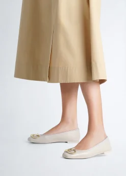 Ballerine in pelle