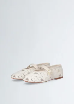 Ballerine in pizzo macramé