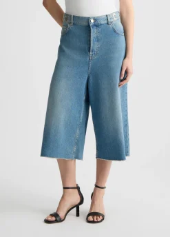 Bermuda ampi in denim