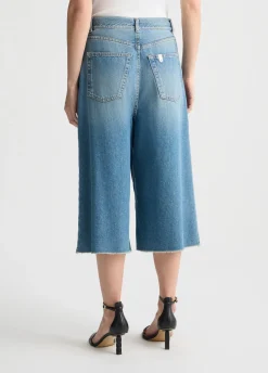 Bermuda ampi in denim