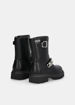 Biker boot con catena gioiello