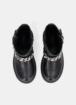 Biker boot con catena gioiello
