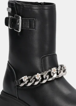 Biker boot con catena gioiello