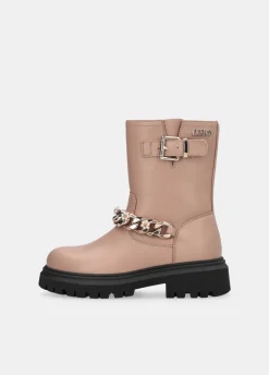 Biker boot con catena gioiello
