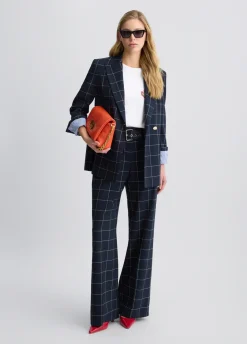 Blazer check doppiopetto