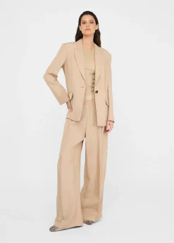 Blazer con dettaglio in pizzo