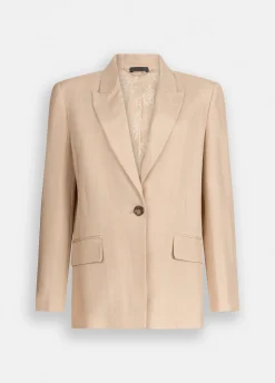 Blazer con dettaglio in pizzo