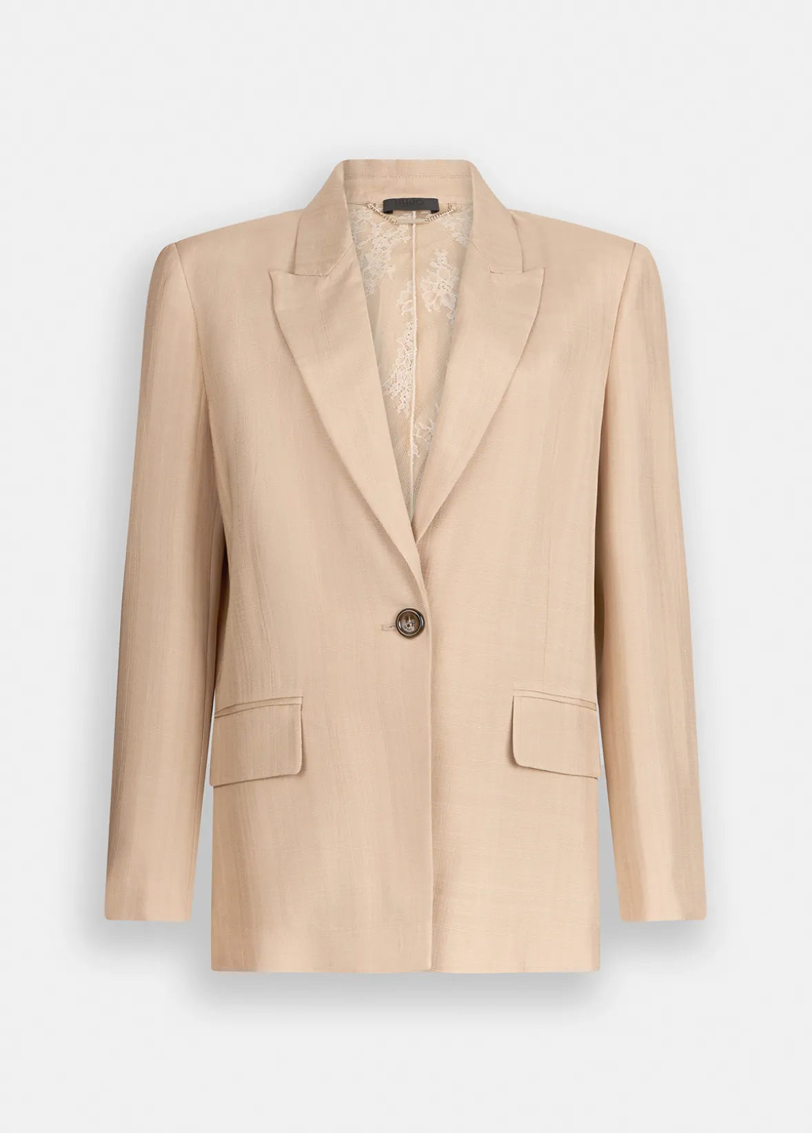 Blazer con dettaglio in pizzo