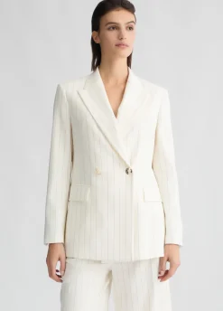 Blazer doppiopetto gessato