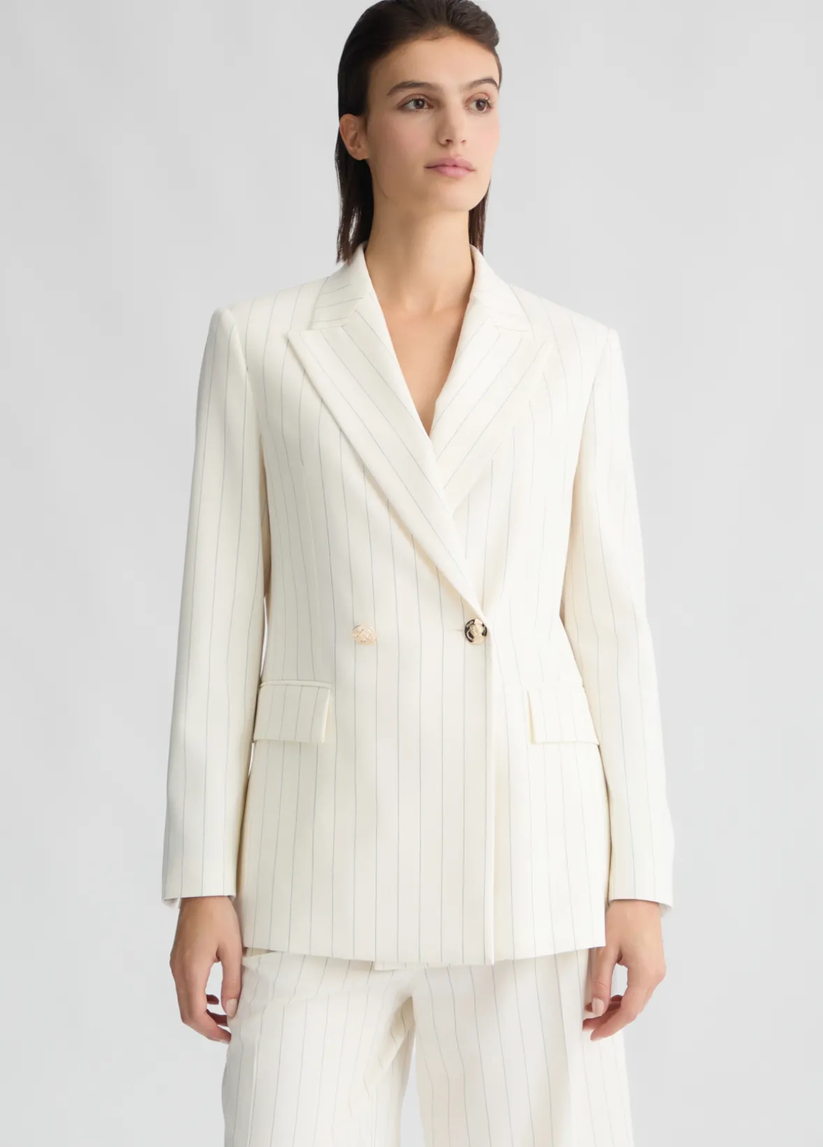 Blazer doppiopetto gessato