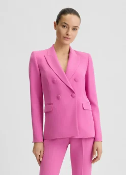 Blazer in cady crêpe
