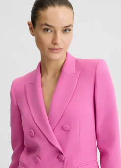 Blazer in cady crêpe