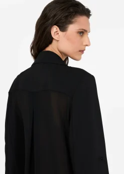 Blazer in envers satin