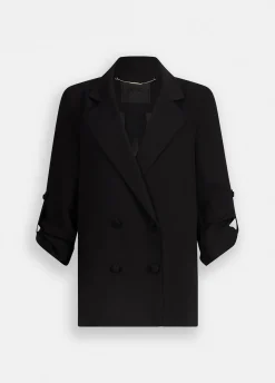 Blazer in envers satin
