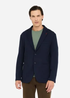 Blazer in jersey