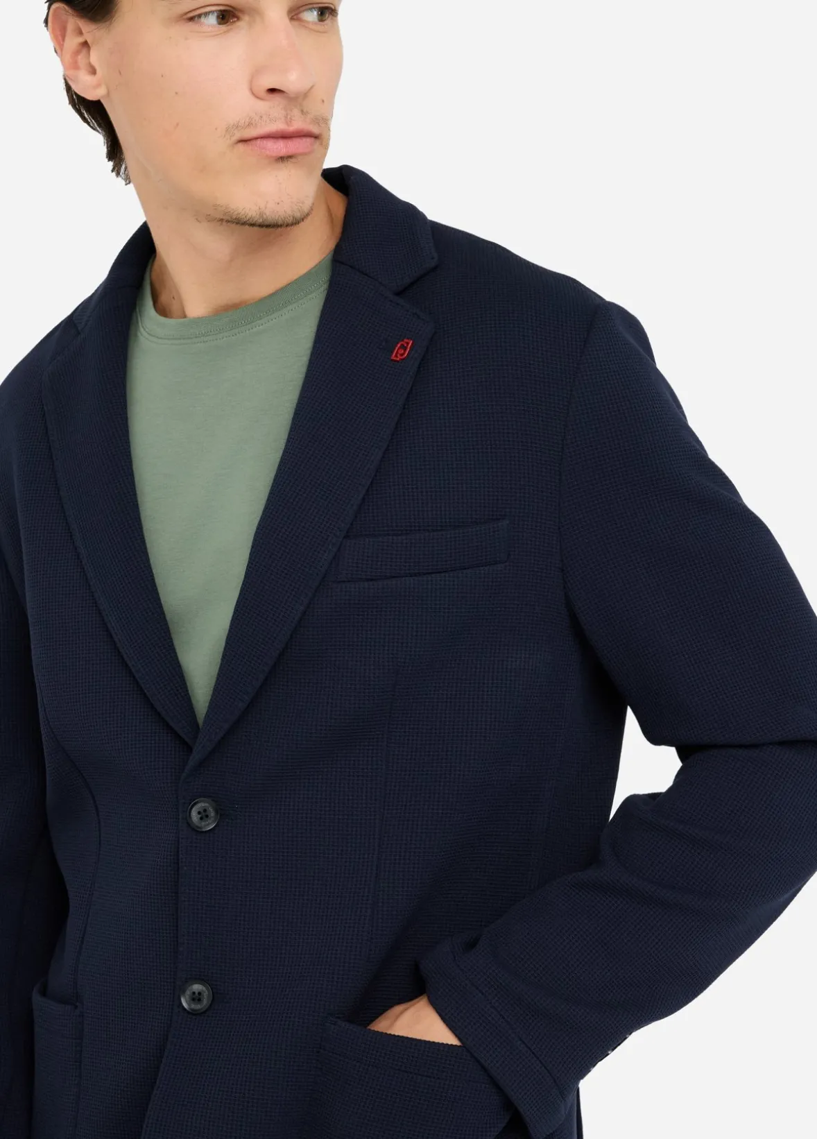Blazer in jersey