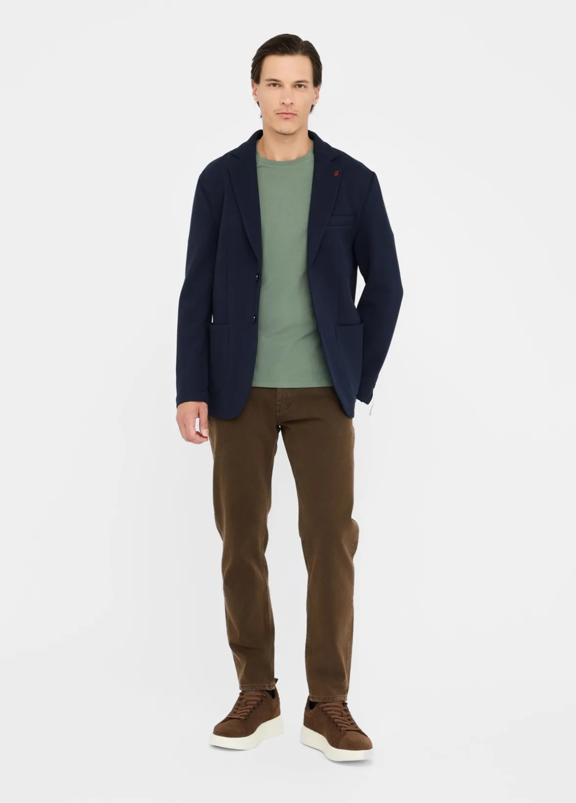 Blazer in jersey