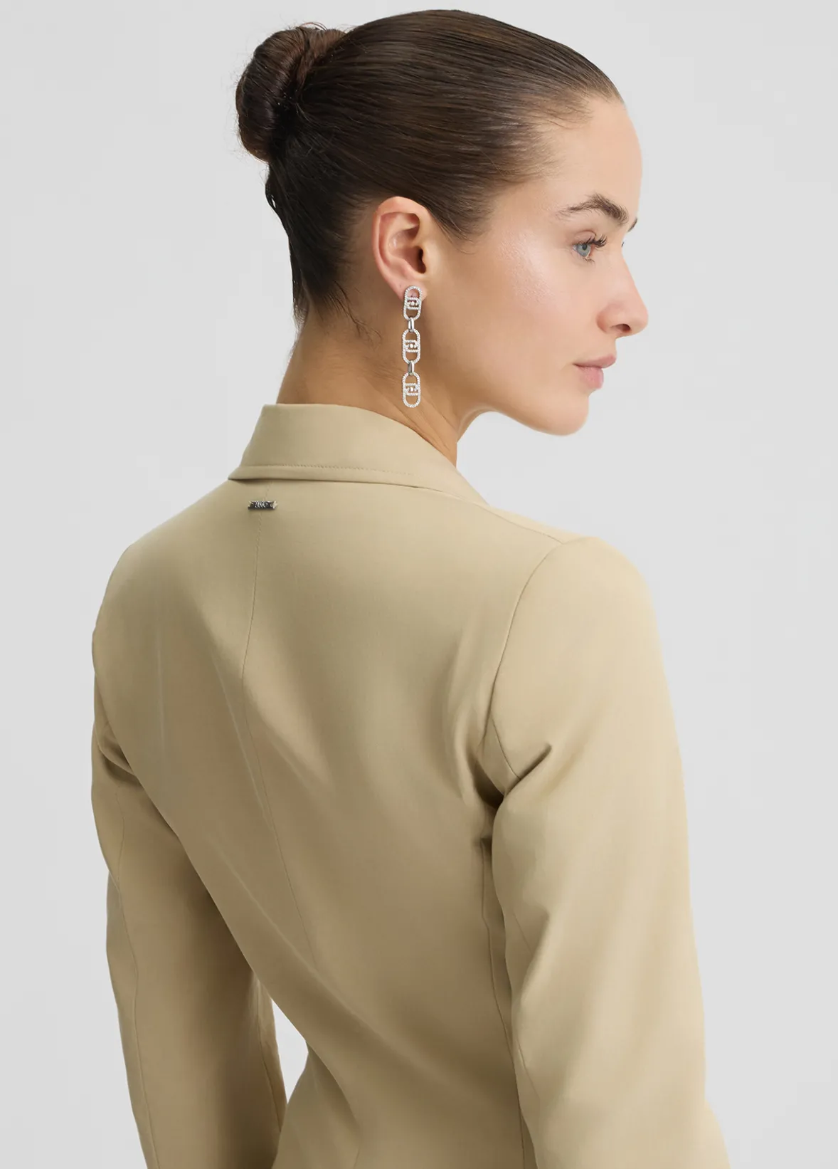 Blazer in misto cotone