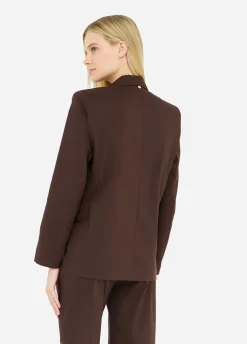 Blazer in popeline