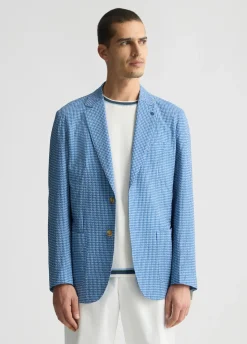 Blazer in seersucker