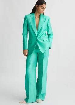 Blazer in shantung