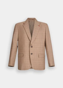 Blazer Principe di Galles in lana