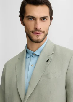 Blazer salvia 100% lino