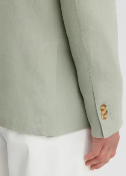 Blazer salvia 100% lino