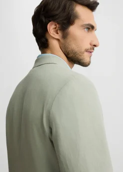 Blazer salvia 100% lino