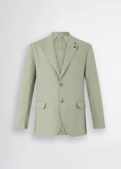 Blazer salvia 100% lino