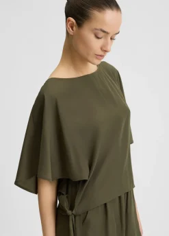 Blusa con fiocchi