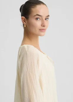 Blusa con laccetti