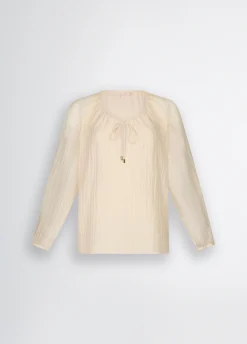 Blusa con laccetti