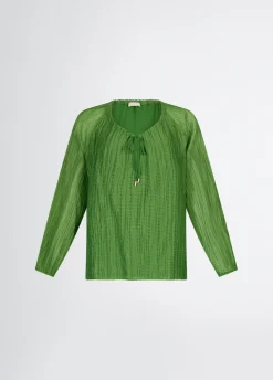 Blusa con laccetti