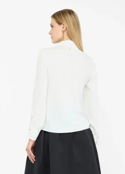 Blusa con sciarpa