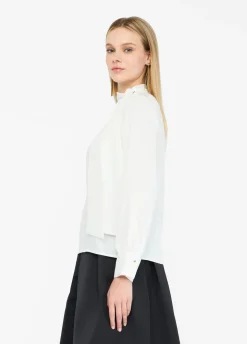 Blusa con sciarpa
