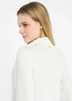 Blusa con sciarpa