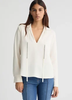 Blusa con strass