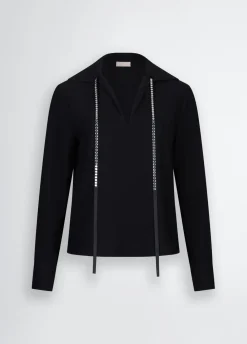 Blusa con strass